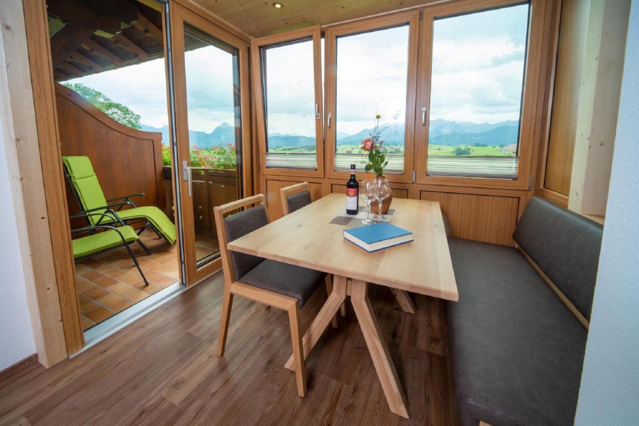 Panoramablick Heimen Homestay Hopferau